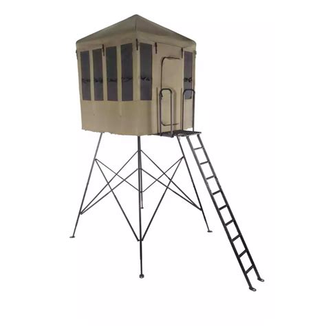 metal frame shooting house|millennium buck hut shooting house.